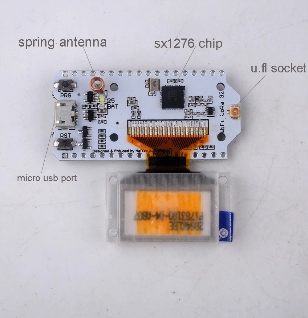 SX1278 LoRa ESP32 0 96 дюйма синий OLED дисплей Bluetooth WIFI Lora модуль приемопередатчика IOT