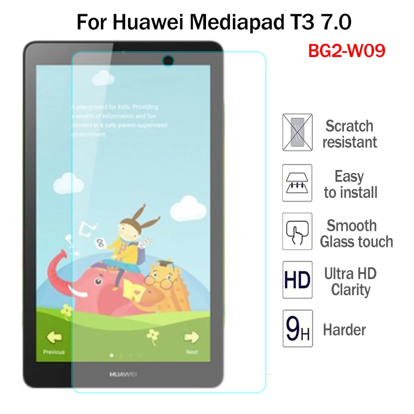 Высококачественное 9H закаленное стекло для Huawei Mediapad T3 7 0 WIFI ''Защитная пленка