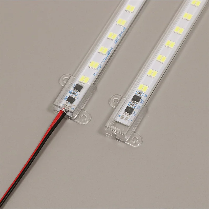 100 шт. 50 см SMD 5730 144smd/m теплый белый чистый супер яркий AC 220 В 240 Светодиодная лента