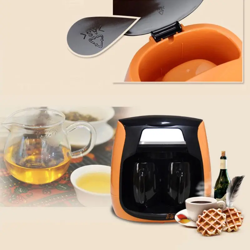 

Full-automatic Household Coffee Maker With Double Cups American Coffee Machine
