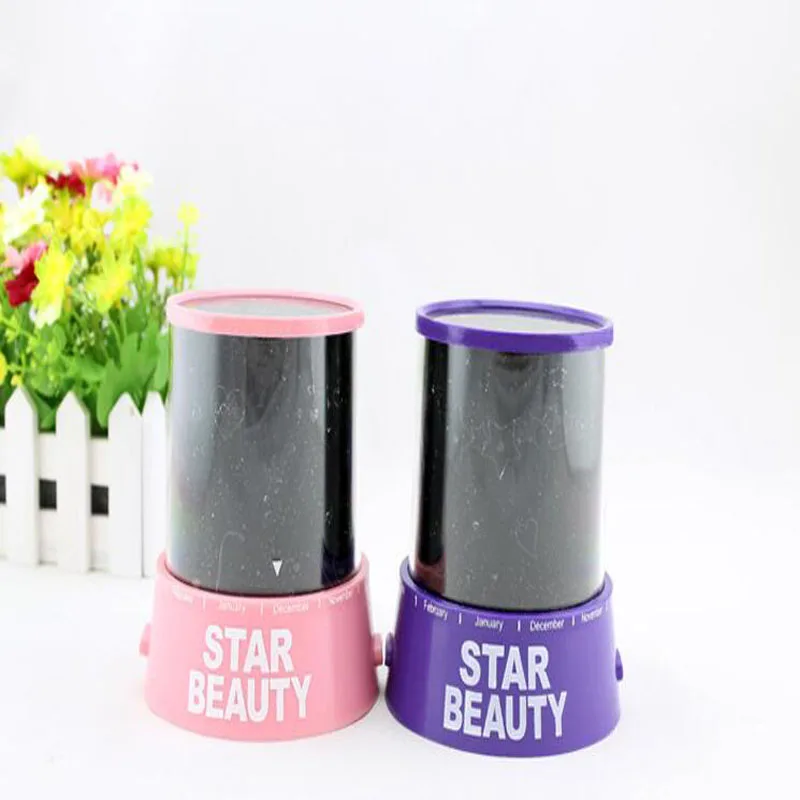 Светодиодный Ночной Светильник проектор звездного неба с изображением луны и