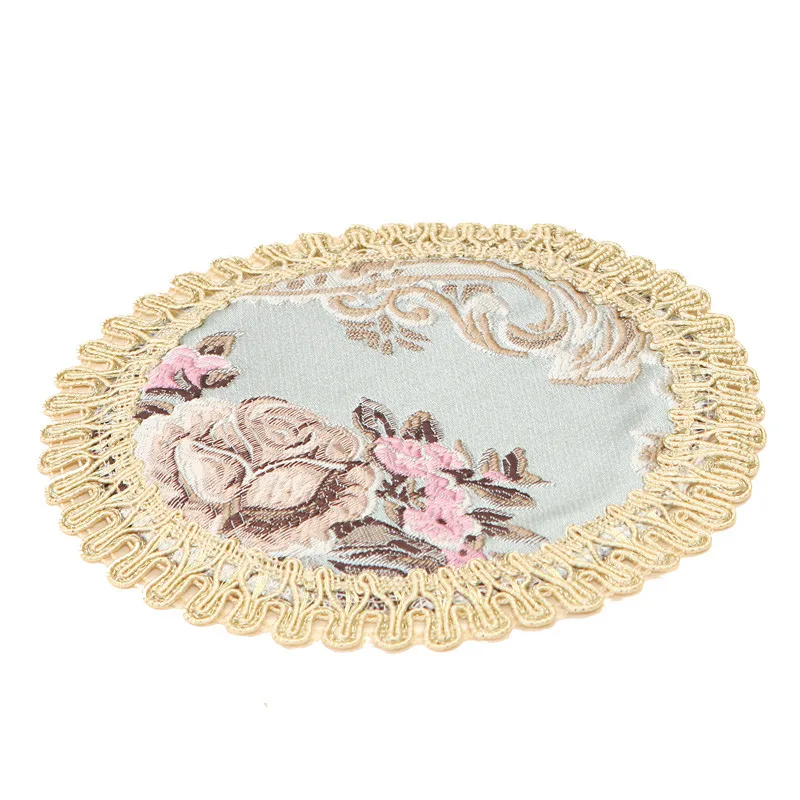 Европейский коврик с вышивкой модный для обеденного стола Столовые Салфетки