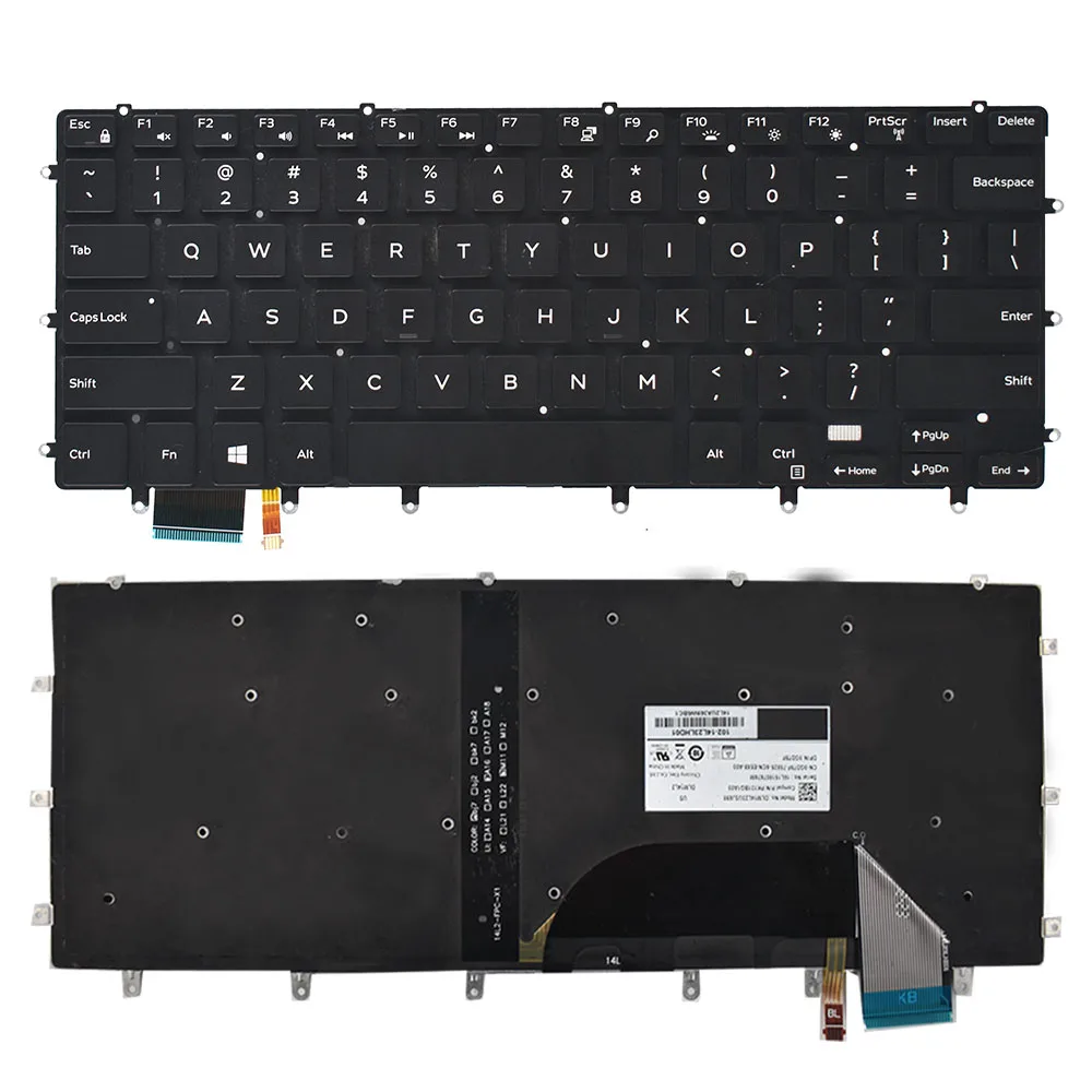 XPS 15 (9550) (9560) клавиатура с подсветкой GDT9F для Dell|Клавиатуры замены| |