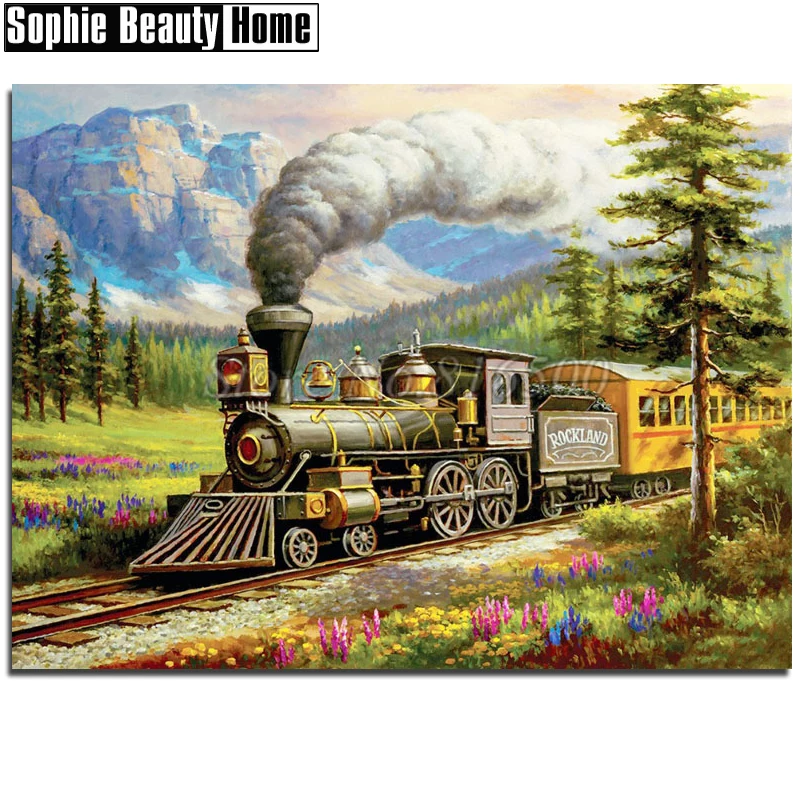 Алмазная 5D Вышивка сделай сам полная выкладка квадратная/круглая мозаика для