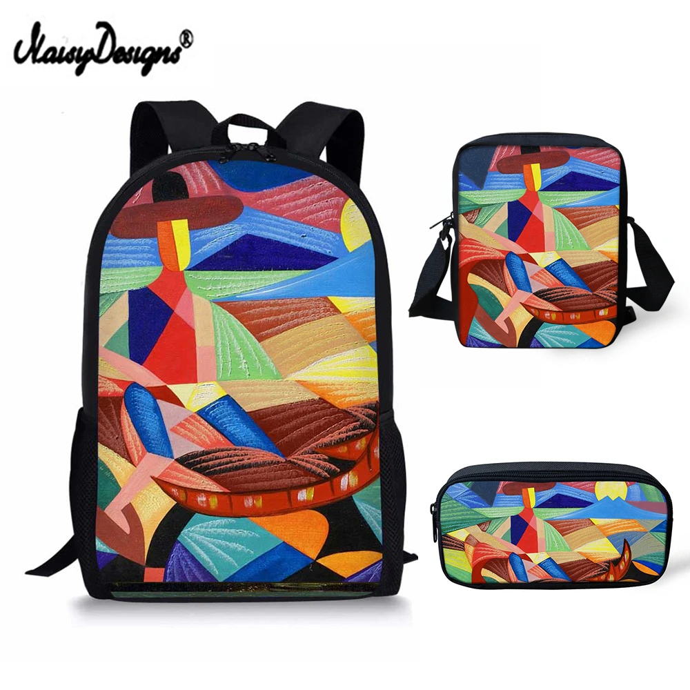 3 комплекта Ван Гог знаменитая картина маслом ноутбук школьные сумки для девочек