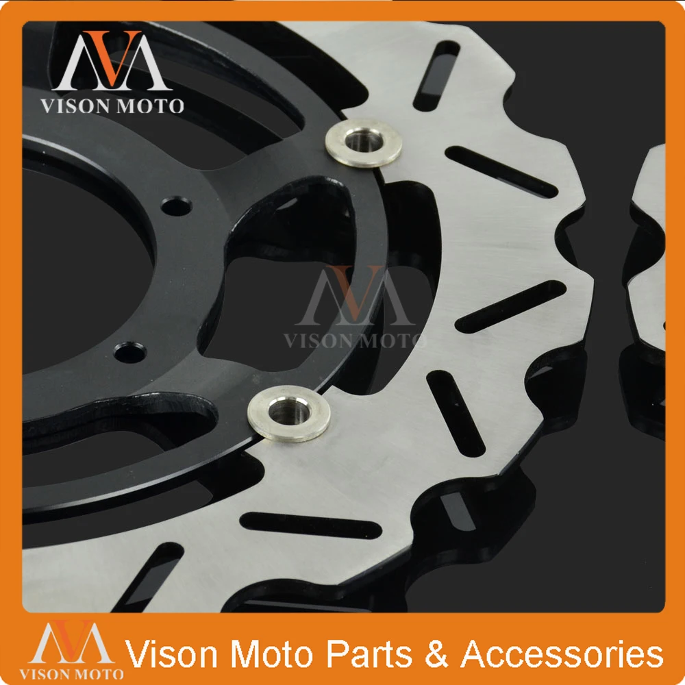 

2PCS Front Floating Brake Disc Rotor For Honda CBR600 F4I F4 01-07 CBR600F 01-02 CB900F CB919F Hornet 02-07 VTX1800 02-11