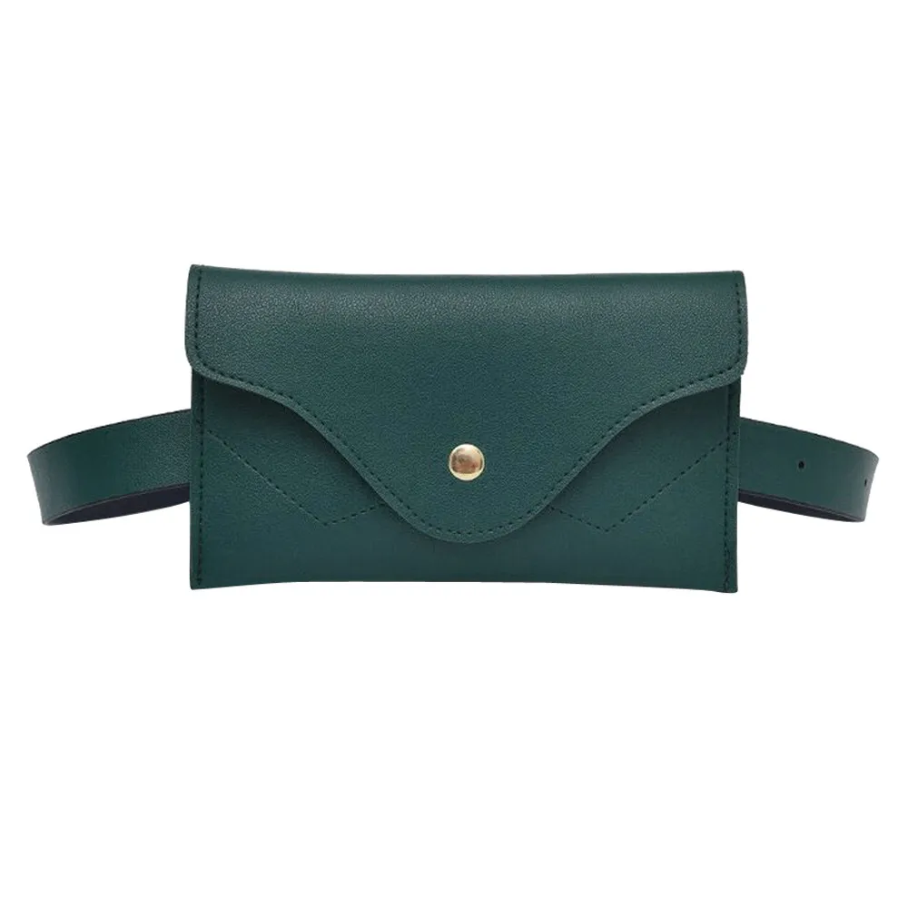 Однотонные сумки на плечо с заклепками, модные женские сумки на пояс, женские Сумки из искусственной кожи, поясные сумки, нагрудный ремень, сумка, повседневный кошелек, кошелек