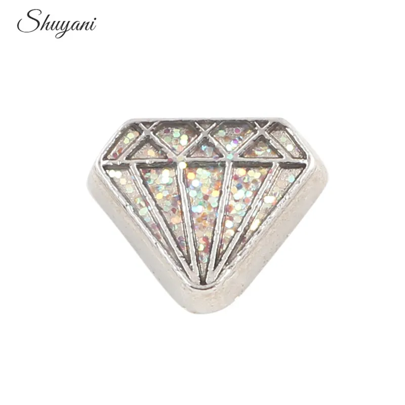 F221 серебряный цвет 20 шт геометрические Плавающие Медальоны Подвески для живых