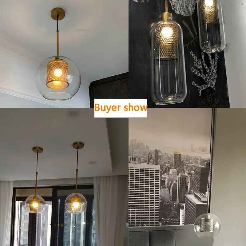 Скандинавское стекло Led подвесной светильник s современный потолочный люстра ing