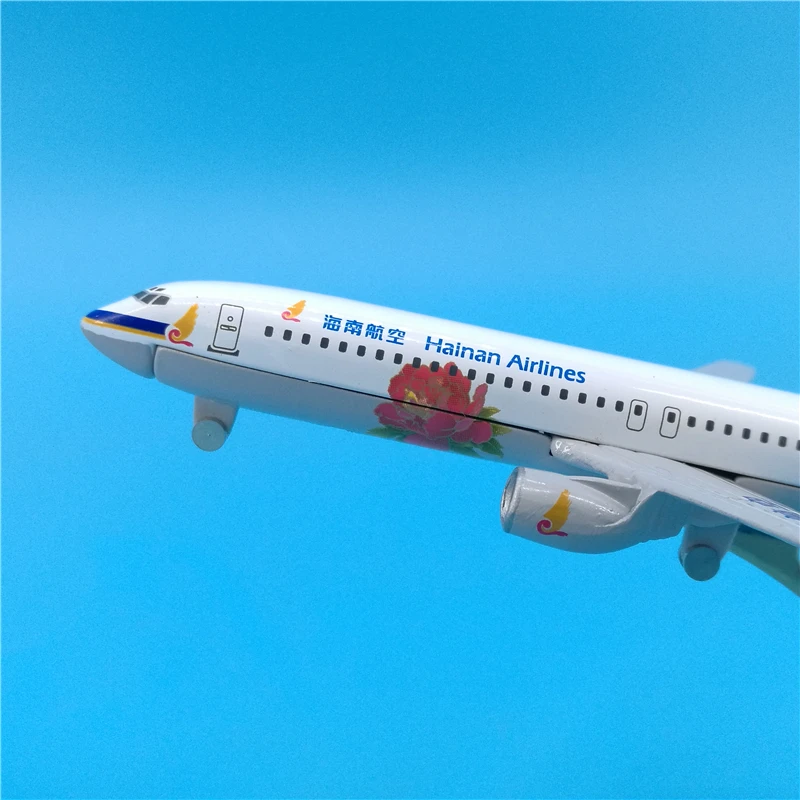 16 см Hainan Airways Boeing 737 модель самолета пион металлического B737 авиалиний подарок