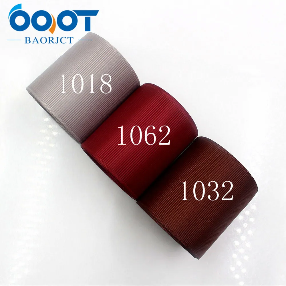 OOOT BAORJCT 178141 50 мм 10 ярдов одноцветные ленты термопечать grosgrain Свадебные аксессуары
