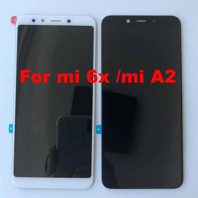 100% Новый оригинальный тест для Xiaomi Mi A2 MIA2 ЖК-дисплей дигитайзер сенсорный экран