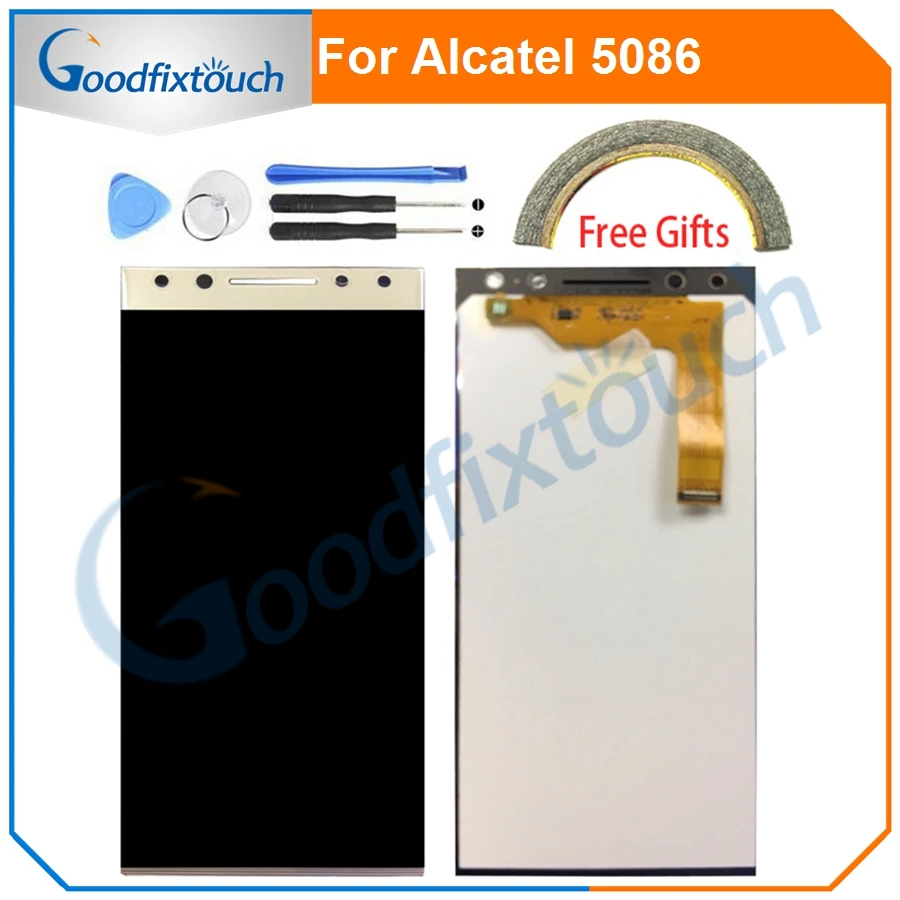 ЖК-дисплей 5 7 дюйма для ALCATEL 5086 5086Y 5086D + дигитайзер сенсорной панели в сборе Замена