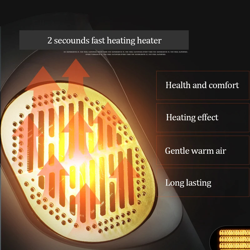 Mini Fan Heater Desktop Electric Household Handy Touch Stove Radiator Warmer Machine for Winter 220V 400W Heating | Дом и сад