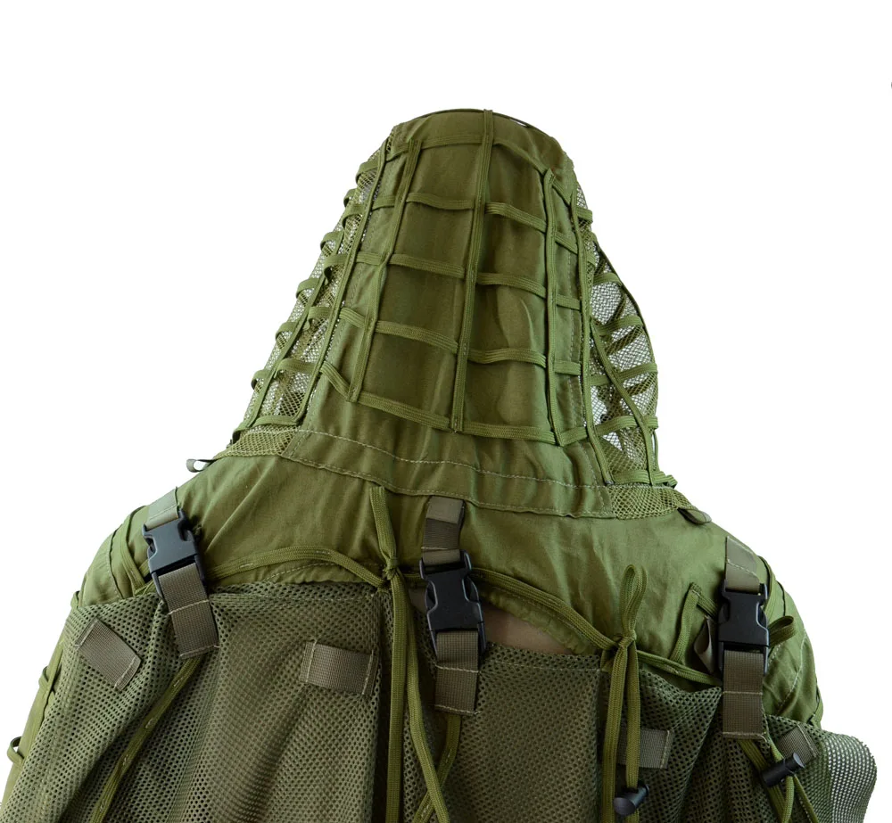 LytHarvest Ghillie костюм основа с накидкой Ghillie, дышащий Снайпер Viper капюшоны для страйкбола Пейнтбол Хэллоуин армейский зеленый