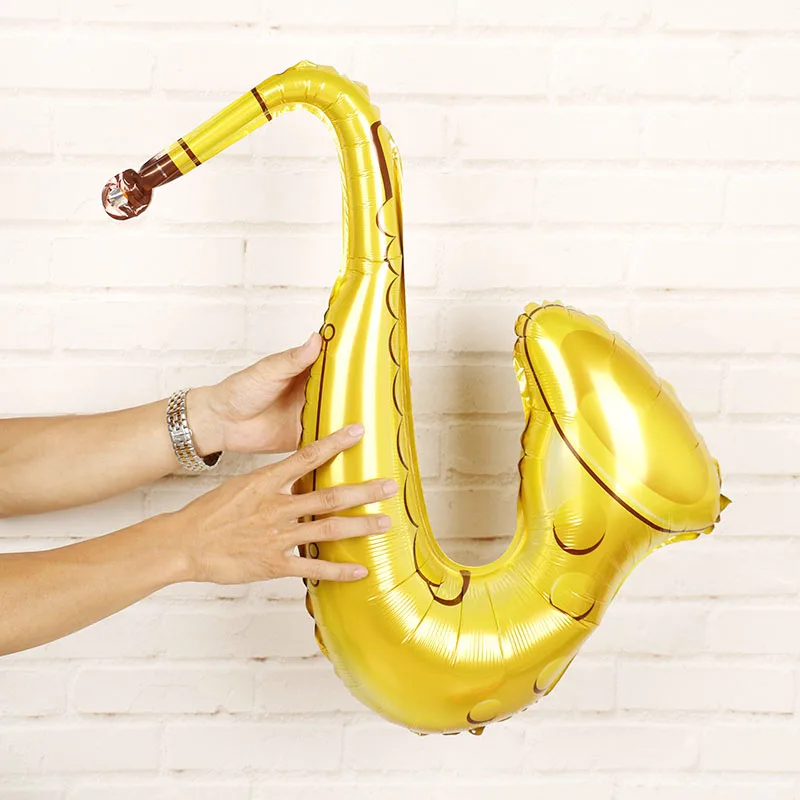 Воздушные шары из фольги в виде саксофона 20 шт.|Воздушные и аксессуары| |
