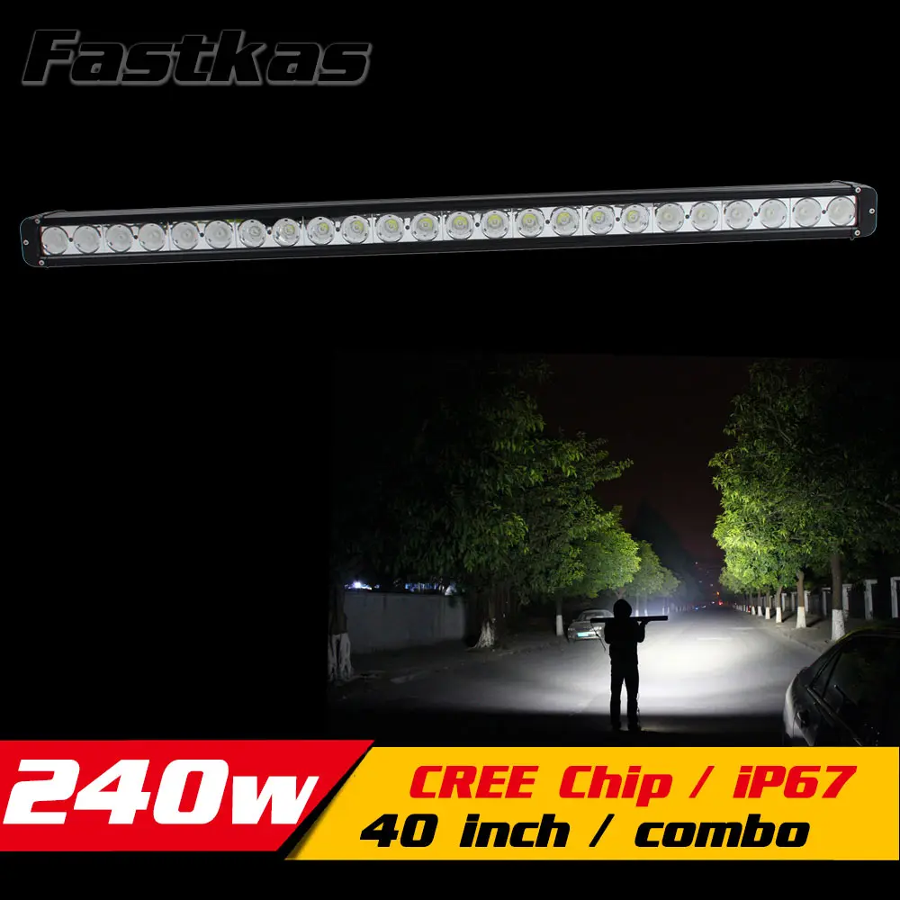 Фара светодиодная для внедорожника трактора грузовика квадроцикла 40 дюймов 240