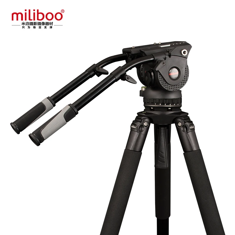 Miliboo M18L Профессиональный вещательный видео штатив с подвижной головкой нагрузка