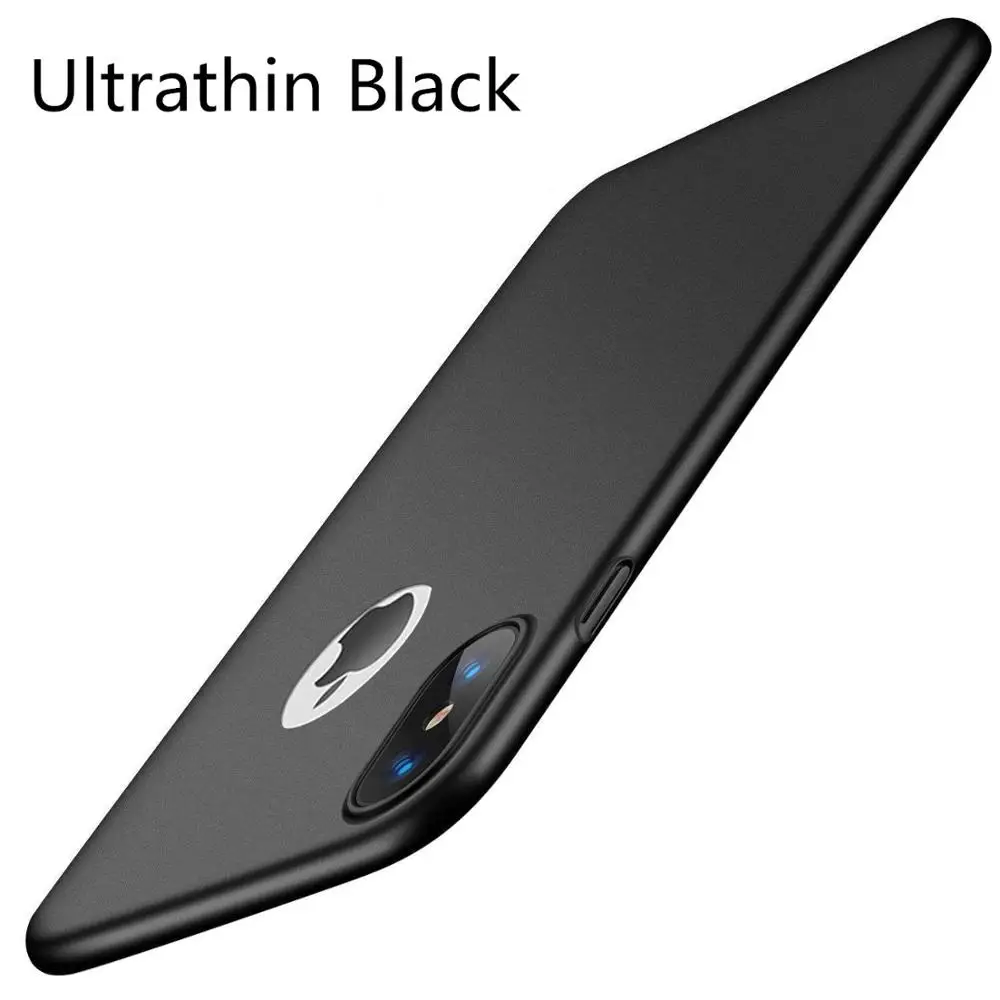 Матовый защитный чехол для телефона с защитной пленкой iPhone 5 5S 6 6s 7 8 Plus красный