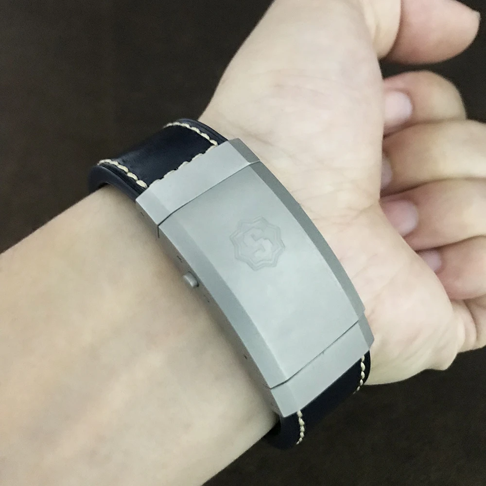 Мужские автоматические часы San Martin, титановый чехол, часы для ныряльщика, водонепроницаемость 2000 м, светящийся ободок, ограниченная серия, модные наручные часы