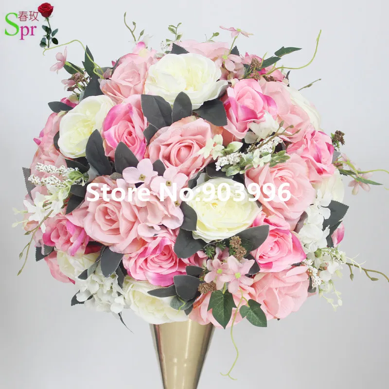 SPR table centerpiece flower ball artificial rose wedding wall backdrop party occation decoration arrangement floral | Дом и сад
