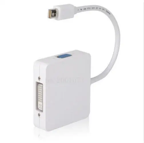 Mini DP порта Thunderbolt к VGA, HDMI, DVI HDMI конвертер адаптер кабель для iMac Mac Mini Pro воздуха книги для мониторинга ТВ - Цвет: MINIDP TO ALL IN ONE