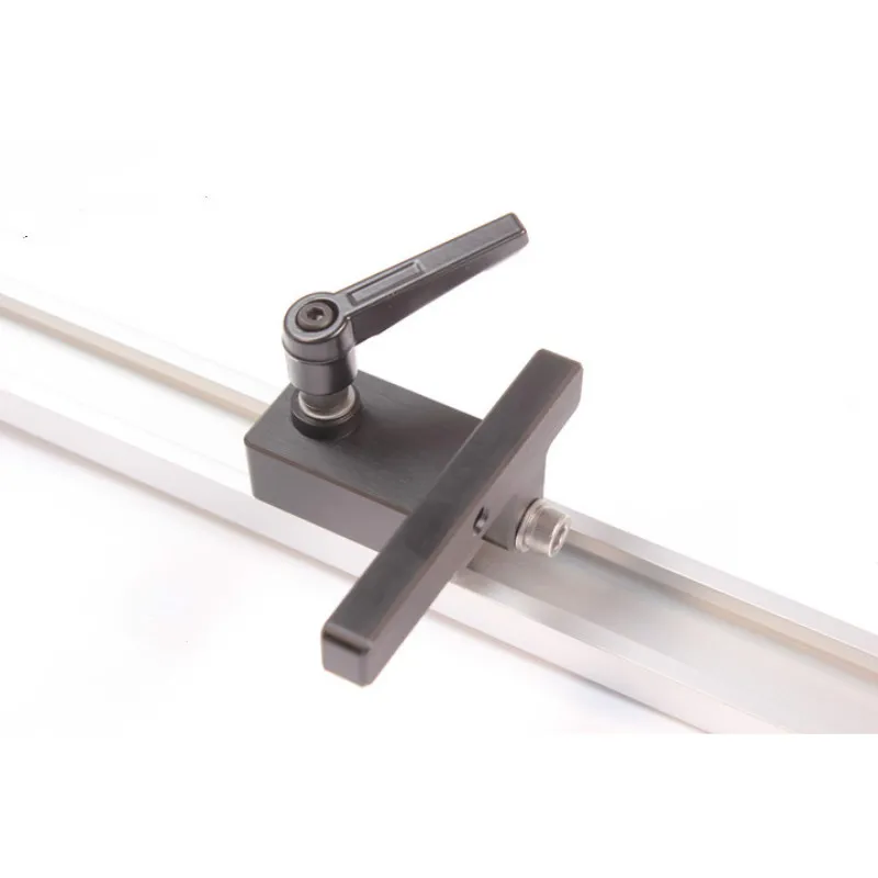 

Aluminium Alloy T-Slot T-Tracks Slot Miter And Miter Track Stop Track Jig Fixture Woodworking Tool Miter Track Stop DIY Manual