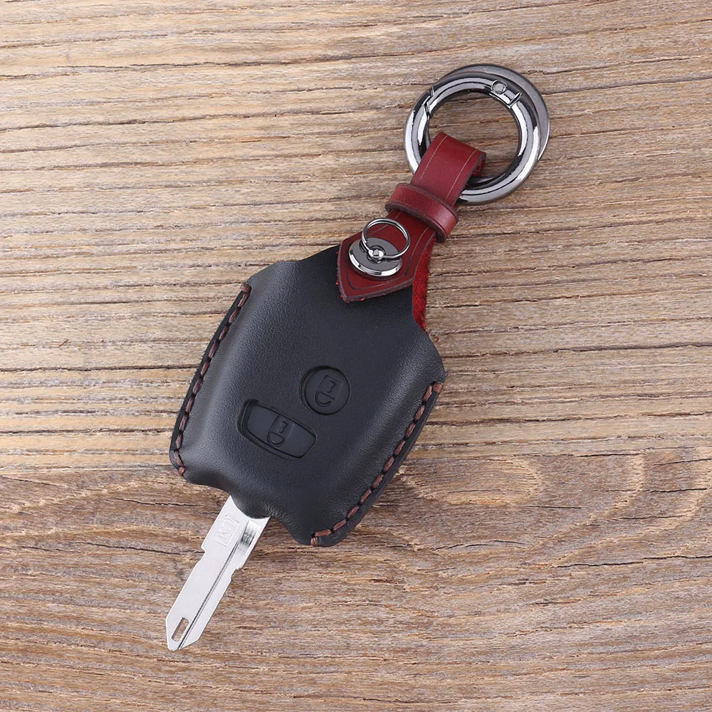 Color 1 KEYYOU 2 вида подкладки: кожа и кнопочный ключ автомобиля чехол для Citroen c4 c5 Berlingo; Picasso Xsara Picasso для peugeot 206 207 307 107 406 408 - Количество кнопок: Color 1
