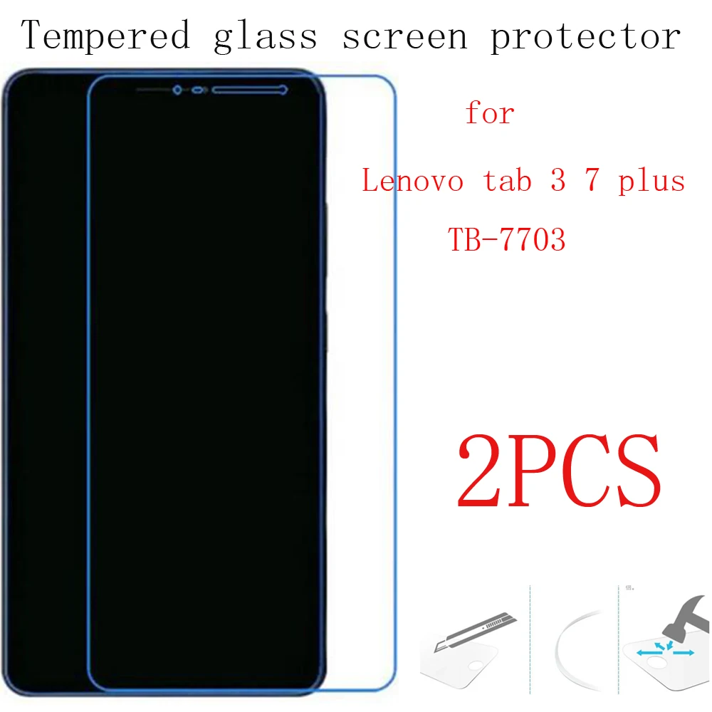 Лидер продаж защита экрана из закаленного стекла для Lenovo Tab 3 7 Plus модель TB 7703 (TAB3