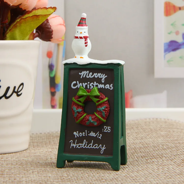 

Christmas Snowman Resin Ornaments Wooden Wedding Sign Romantic Wedding Decoration DIY Photography Props