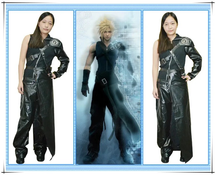 Аниме Final Fantasy Косплей VII Cloud Strife косплей костюм оптовая продажа полный