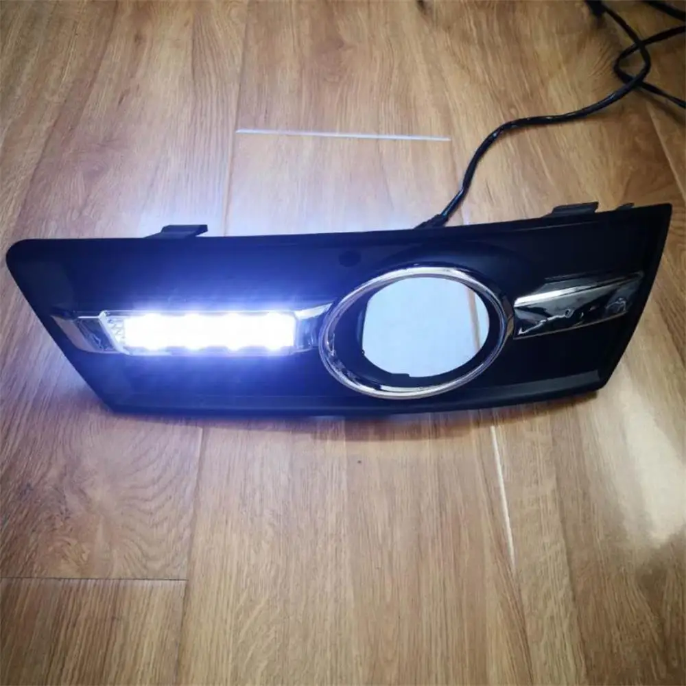 2 шт. Автомобильный светодиодный DRL для VW Passat CC 2008 2009 2010 2011 Автомобильный Стайлинг светодиодный DRL дневные ходовые огни с проводом жгута
