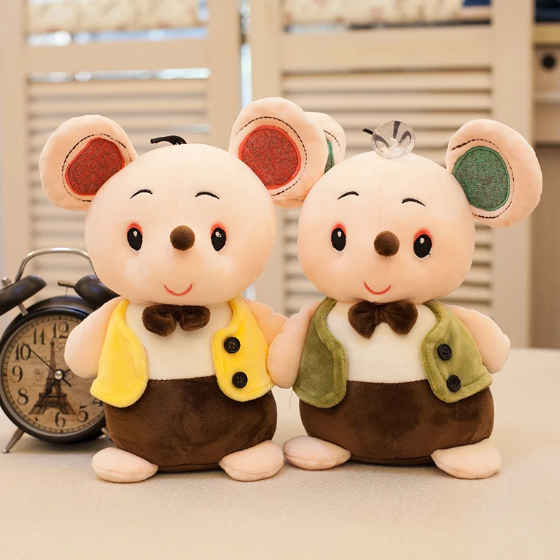 Игрушка плюшевая мышь в виде кошки Милая мышка зажим для лошади машинка захвата