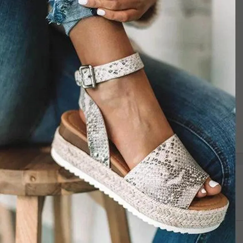 Эспадрильи обувь на танкетке для женщин сандалии высоком каблуке летняя 2019