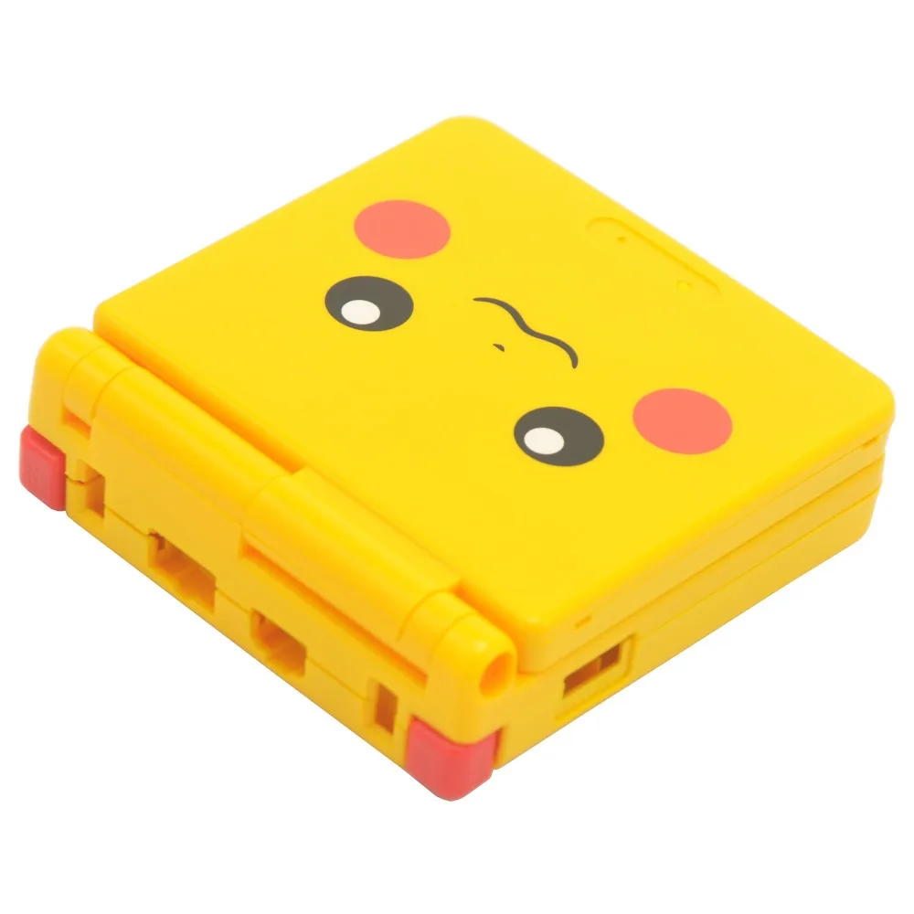 Pikachu запасные части полный корпус оболочки Защитная крышка пластина чехол для Gameboy Advance SP/GBA SP для Pokemon Case
