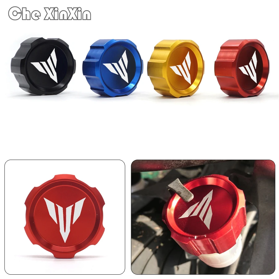 

2021 Motorcycle CNC Aluminum Brake Fluid Reservoir Cover For Yamaha MT25 MT03 MT07 MT09 MT10 Tracer 700 900 gt