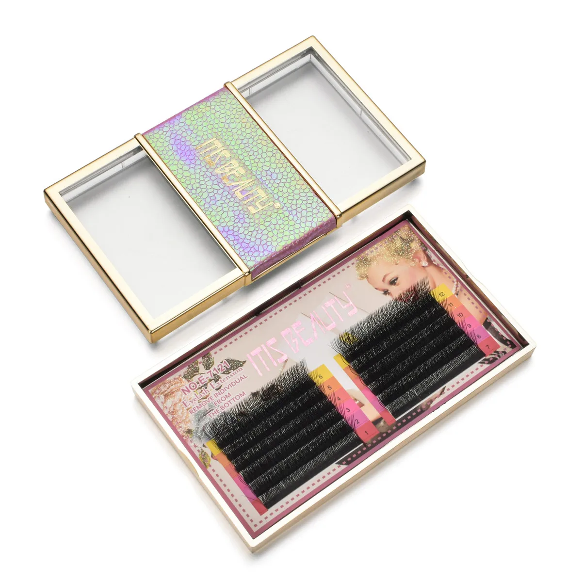 Индивидуальные новые объемные ресницы W цветущие для наращивания 3D норковые