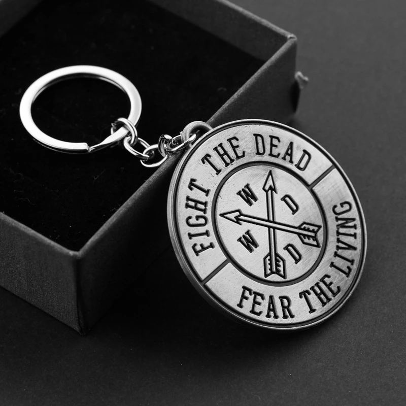Брелок для ключей с надписью Ходячие мертвецы | Украшения и аксессуары
