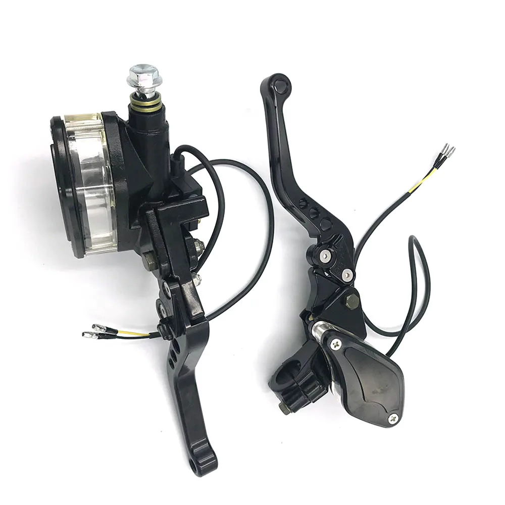 Алюминиевый Рычаг тормоза и сцепления для мотоцикла 7/8 дюйма 22 мм регулируемая