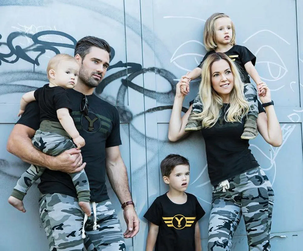 Новое поступление модная летняя женская блузка из 2 предметов камуфляжная