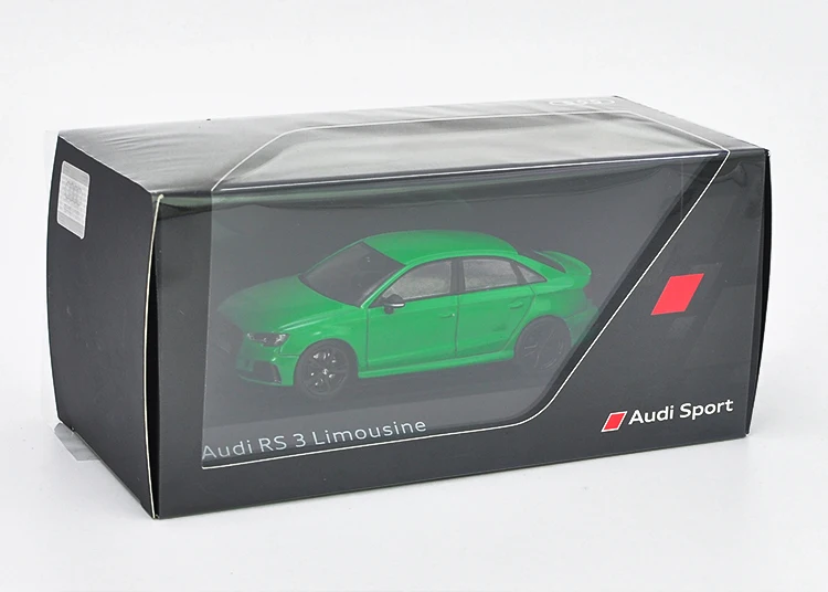 1/43 AUDI RS3 люкс 2016 зеленый литья под давлением модель автомобиля коллекция | Игрушки