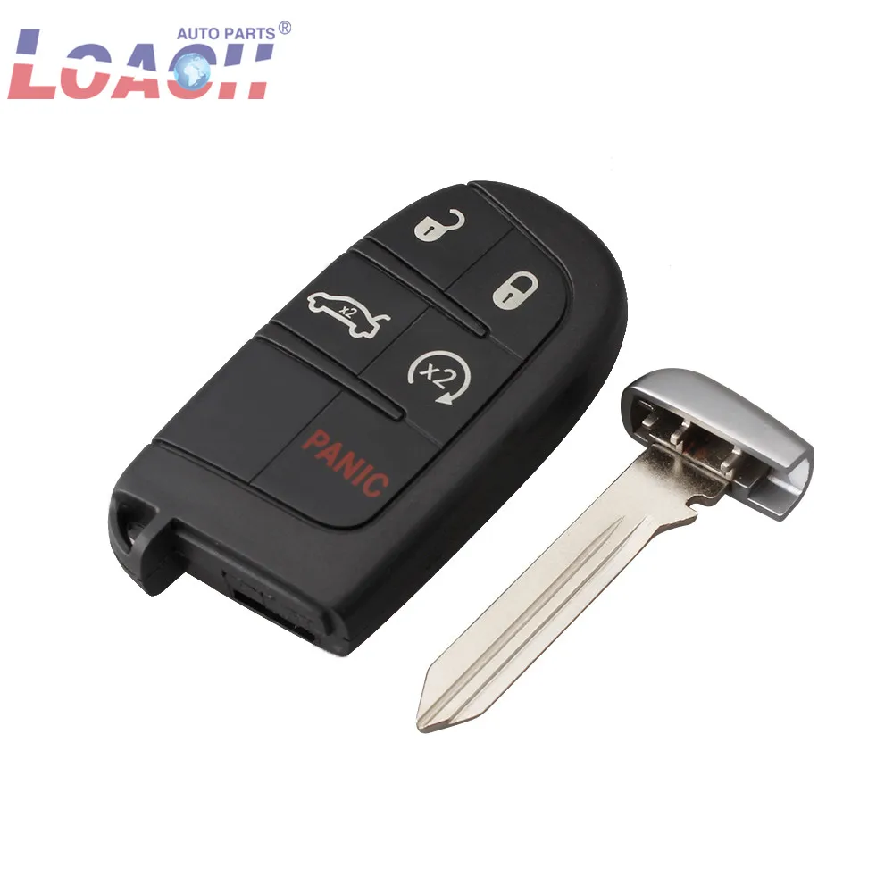 5 кнопок телефон Dodge M3N40821302 433 МГц чип PCF7953/ID46 для Jeep Grand Cherokee 2013 2018|Ключ от авто| |