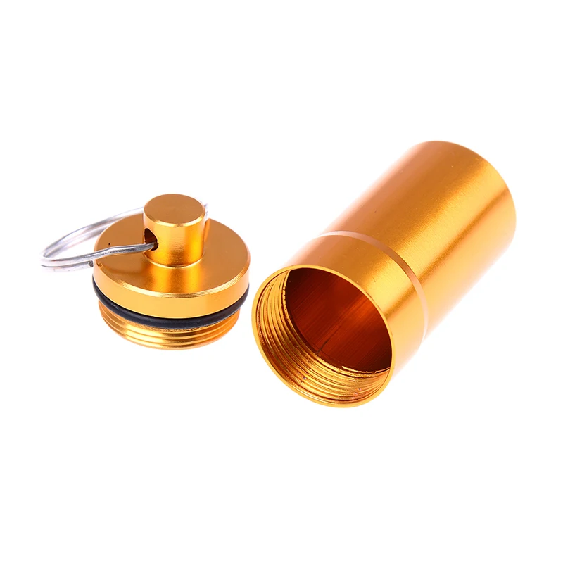 2 шт. портативный мини контейнер для таблеток футляр хранения бутылок Брелок