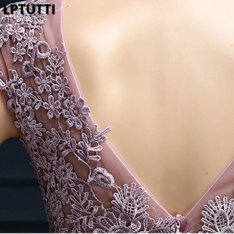 

LPTUTTI Embroidery Lace New For Women Elegant Date Ceremony Party Prom Gown Formal Gala Luxury Long Evening Dresses