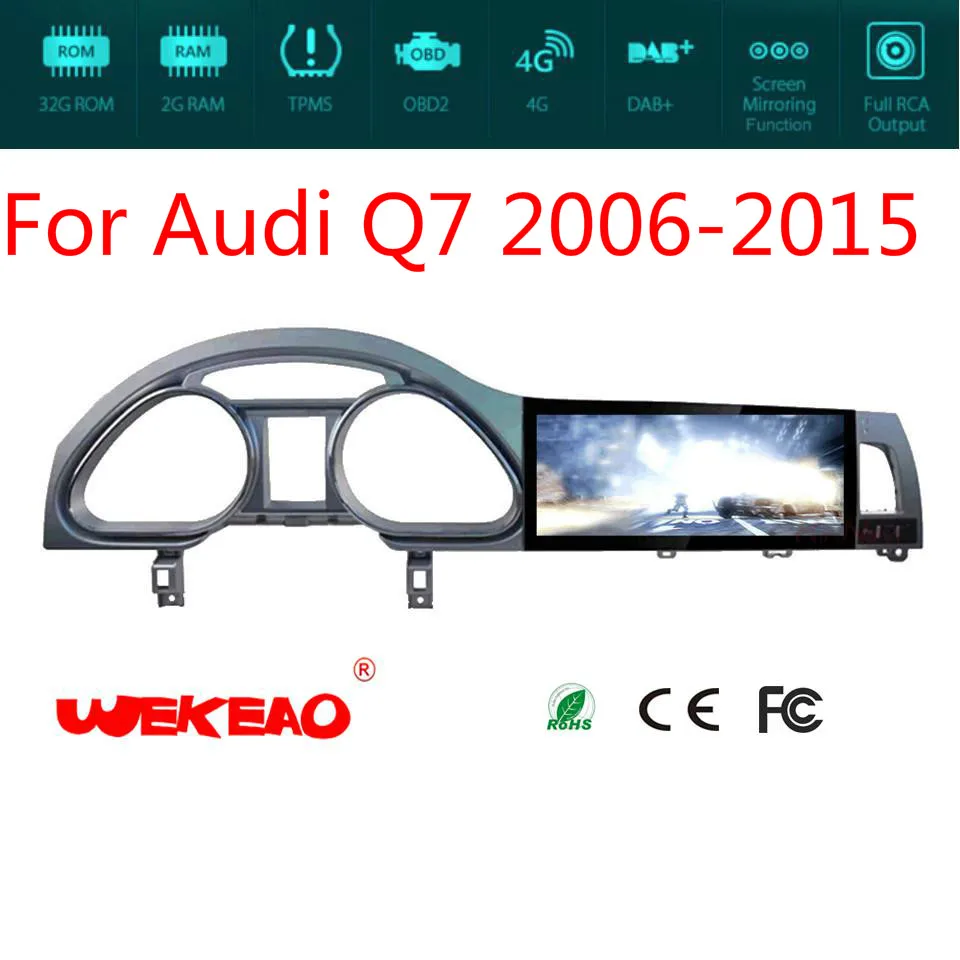 10 25 &quotАвто gps навигации Автомобильный dvd проигрыватель для Audi Q7 Поддержка стерео