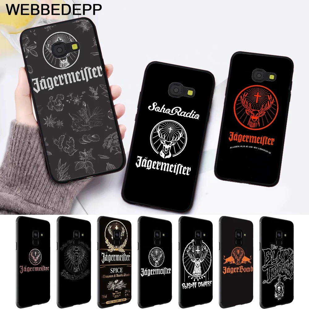 Силиконовый чехол Jagermeister с логотипом для Samsung A3 A5 A10S A20S A30S A50S A6 Plus 2018 A7 A8 A9 A10 A30 A40 A50