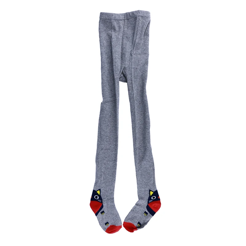 Вязаные Детские колготки с вышивкой из мультфильма для девочек детские мягкие