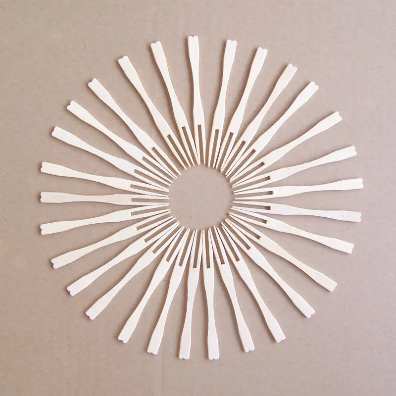 Оптовая Продажа Одноразовые Бамбуковые фруктовые/пищевые палочки для свадебной