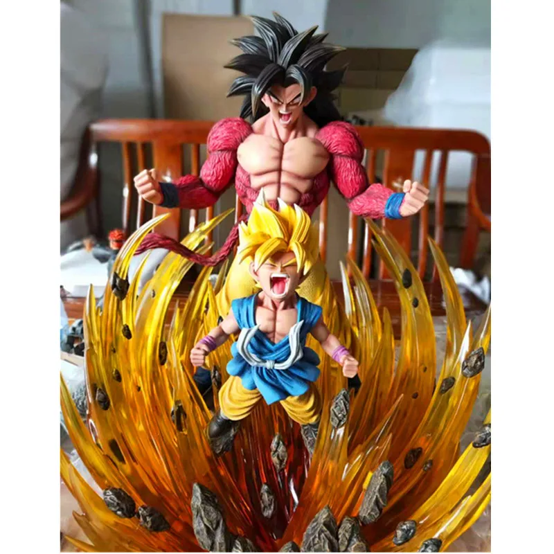 Dragon Ball GK 1/4 Super Saiyan Strongest Transformation Son Goku Resin Statue Action Figure Collection Model Toy G2396