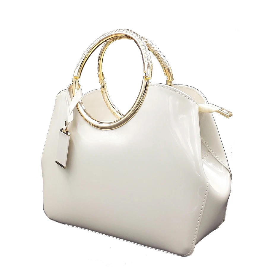 Новый Crossbody сумки для Для женщин 2018 роскошные дамы Сумки Лакированная кожа сумка